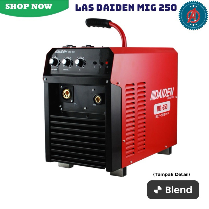 Mesin las/ Trafo Las Inverter CO2 MIGI-250 Daiden/ MIGI250 Daiden