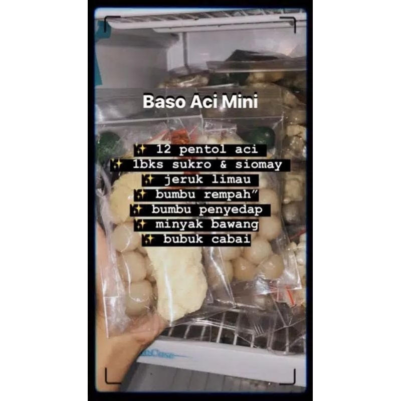 

Paket Usaha Baso Aci 20 bks