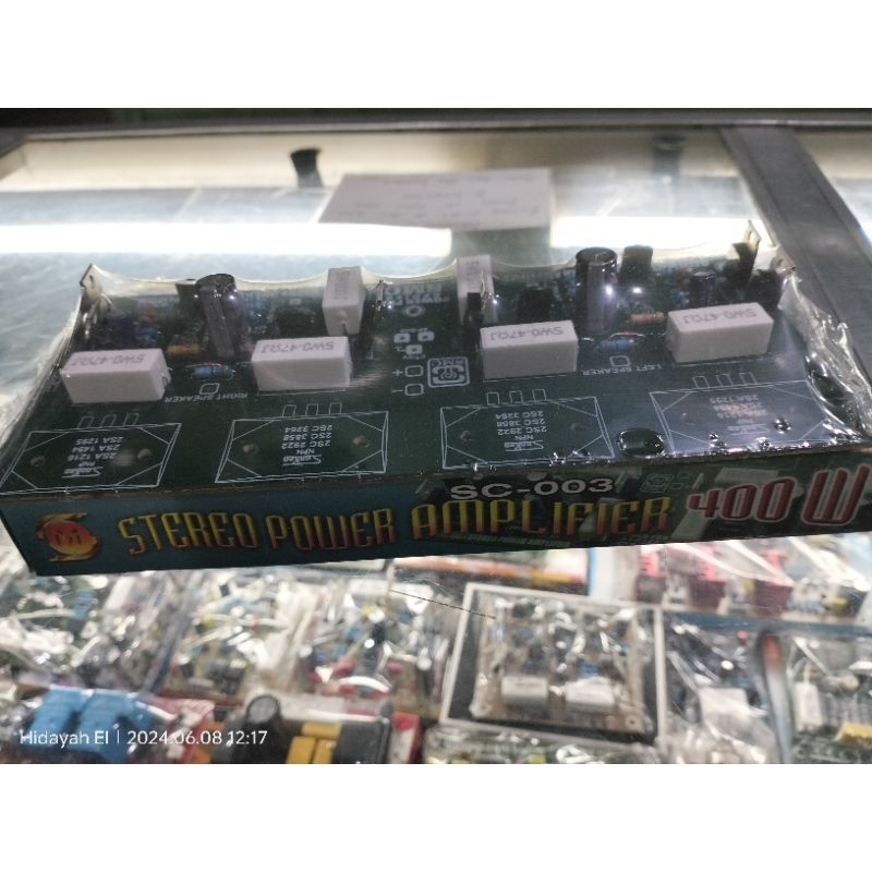 kit driver power amplifier 400watt stereo smc