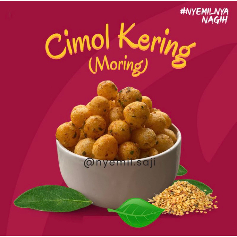 

Cimol kering (moring) 70gram by @nyemil.saji