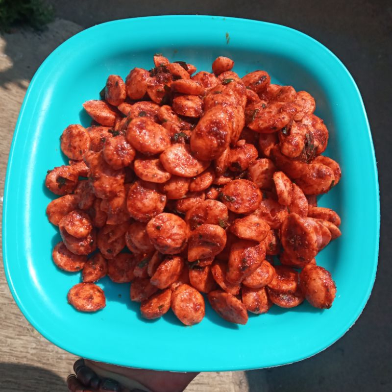 

keripik sosis 250gr / sosis goreng 1/4
