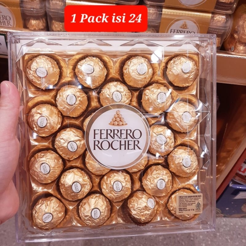 coklat ferrero rocher isi 24 cokelat ferrero rocher 16