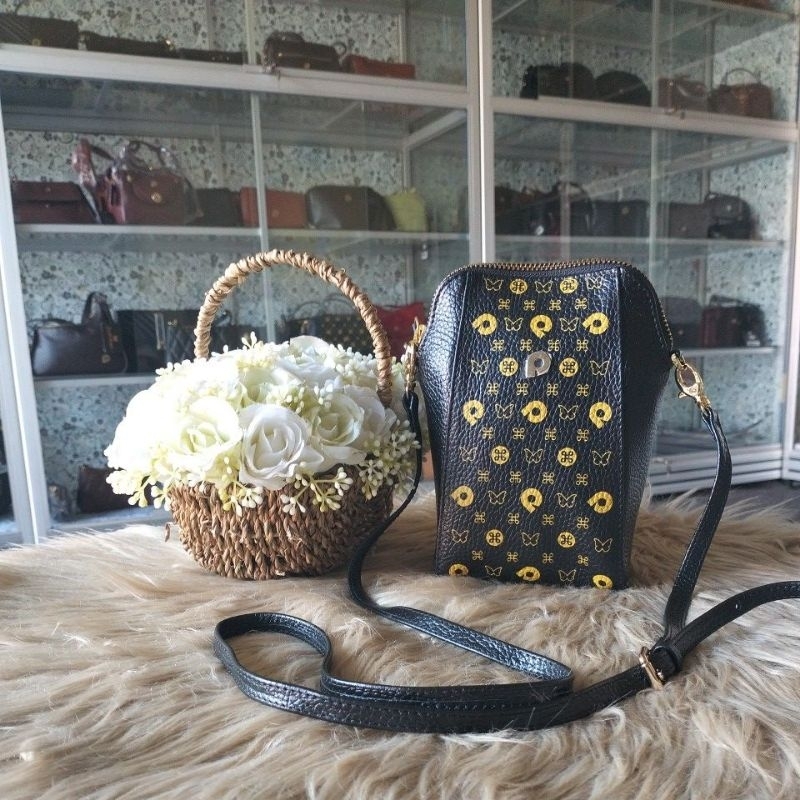 Dompet tas hp papillon D1082 warna kopi, merah,asem, hitam, cokoren,navy, biru muda, pink muda