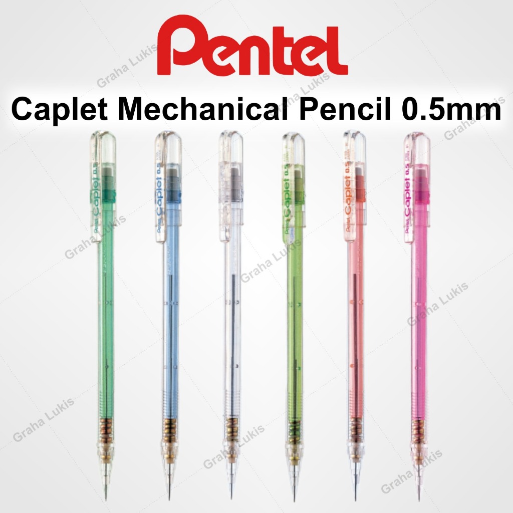 

PENTEL Caplet Mechanical Pencil / Pensil Mekanik 0.5mm