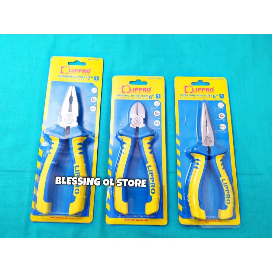 LIPPRO TANG KOMBINASI POTONG LANCIP SET HEAVY DUTY
