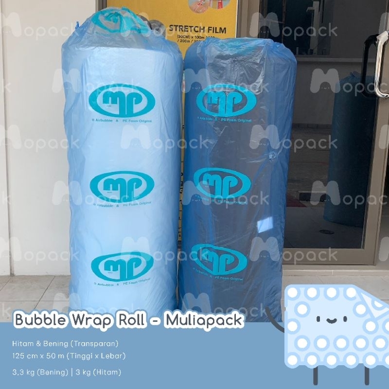 

Bubble Wrap Roll Muliapack 125Cm x 50M ( 3,3Kg )