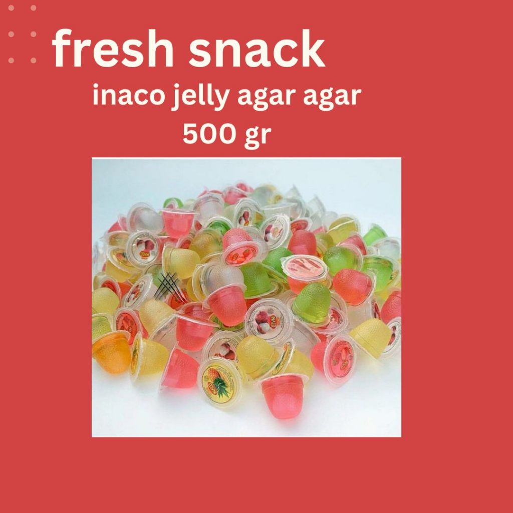 

INACO JELLY 500 gram / AGAR AGAR JELLY INACO MIX RASA 1/2 kg