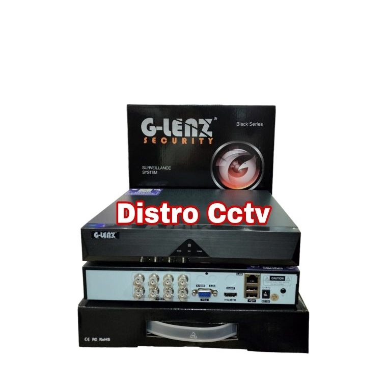 KODE H62W DVR 8CH GLENZ 5MP P6SPROP6SLITE DVR 8 CH HYBRID GLENZ BLACK SERIES 5 MP GBDS858 8 CHANNEL 