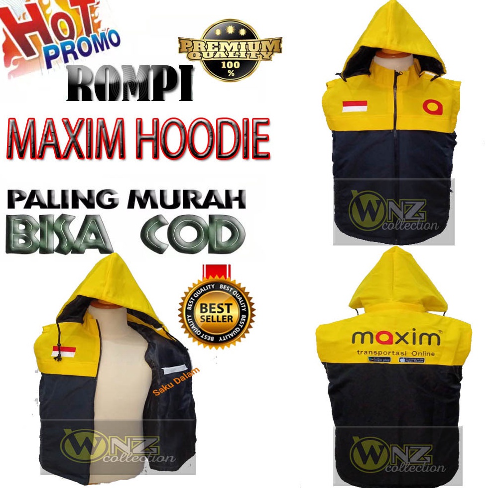 ARRompi MAXIM HOODIE  Rompi HOODIE  Rompi Ojjol  Rompi TERLARIS TERMURAH KODE C9D9