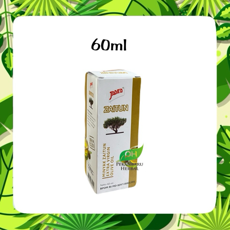 

Jadied ZAITUN 60ml Extra Virgin Olive Oil Minyak Zaitun Murni Bisa Di Minum & Masak