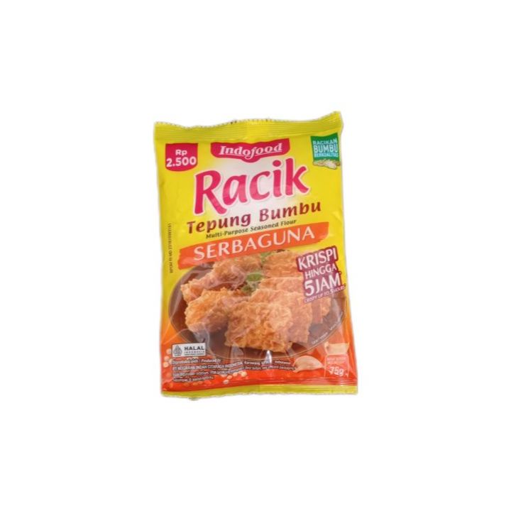 

Racik Tepung Bumbu Serbaguna 1renceng (10bungkus @75gr)| Promo Murah