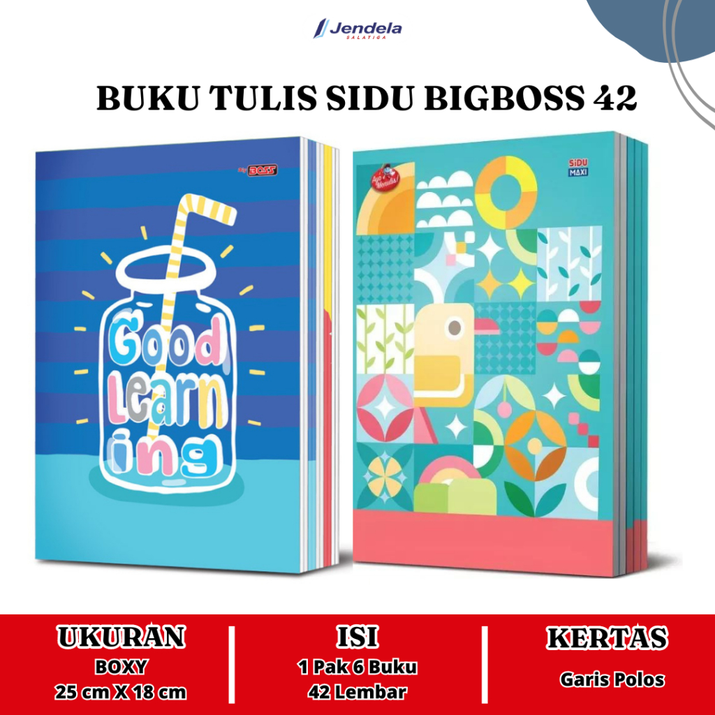 

Buku Tulis Big Boss 42 Lembar SIDU Bigboss 42 - ATK