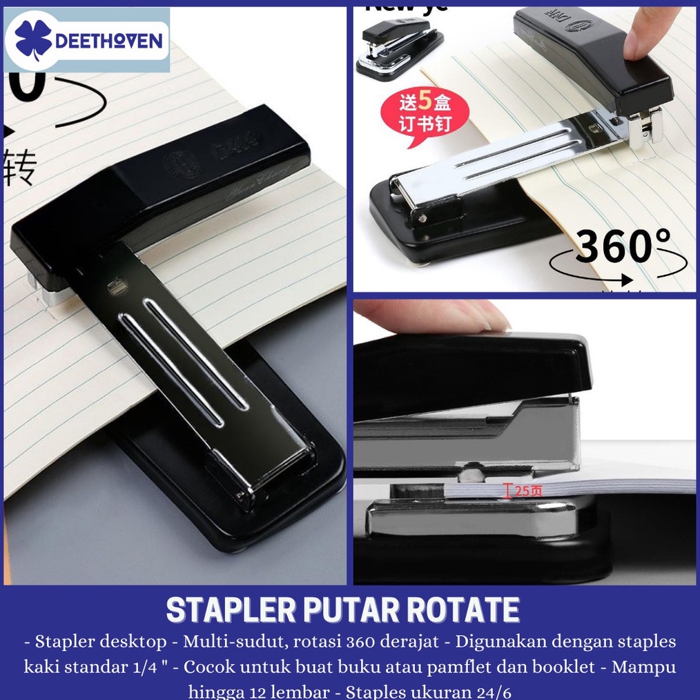 

KODE E87O Stapler Putar Untuk Buku