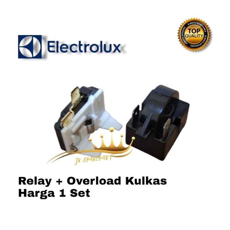 Relay Ptc + Overload Kulkas Electrolux 2 Pintu | Relai Overload Kulkas 2 Pintu ELECTROLUX