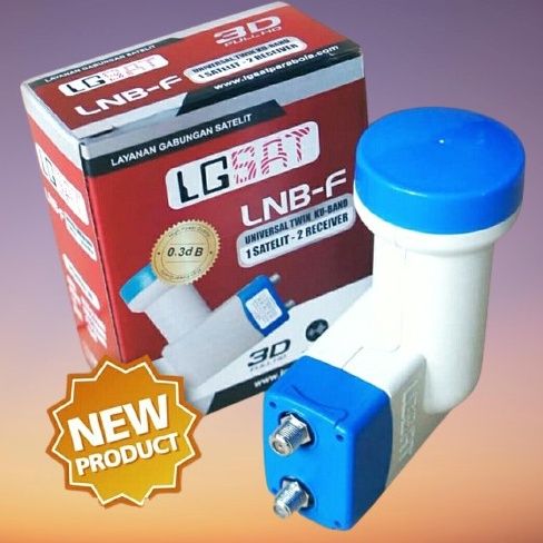 KODE P32J LNB parabola mini KU band 2 TV termurah