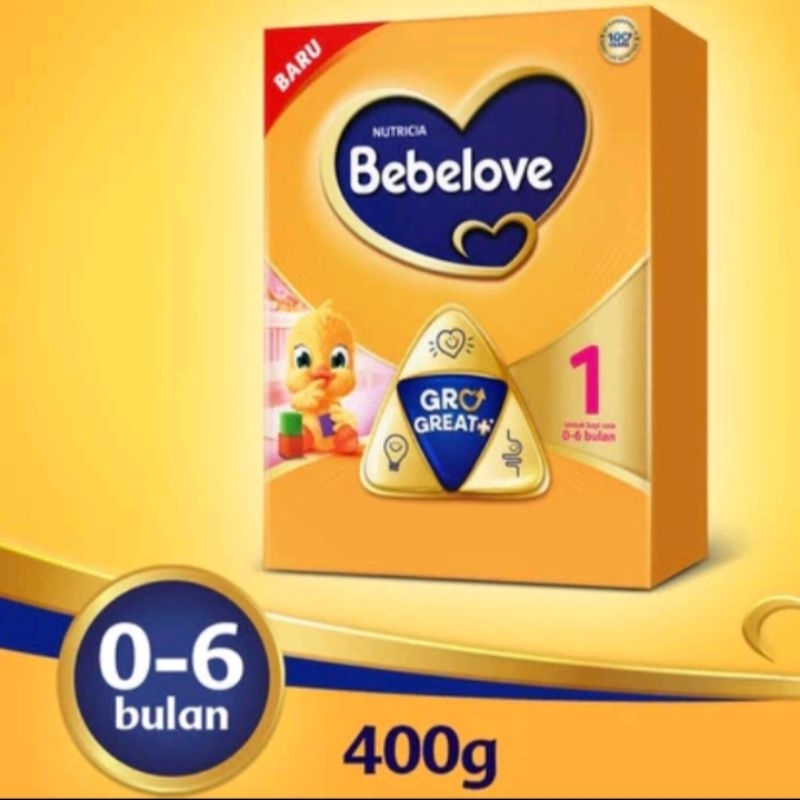 

SUSU BEBELAC BEBELOVE 1 / 2 0-6 BULAN / 6-12 BULAN 400G