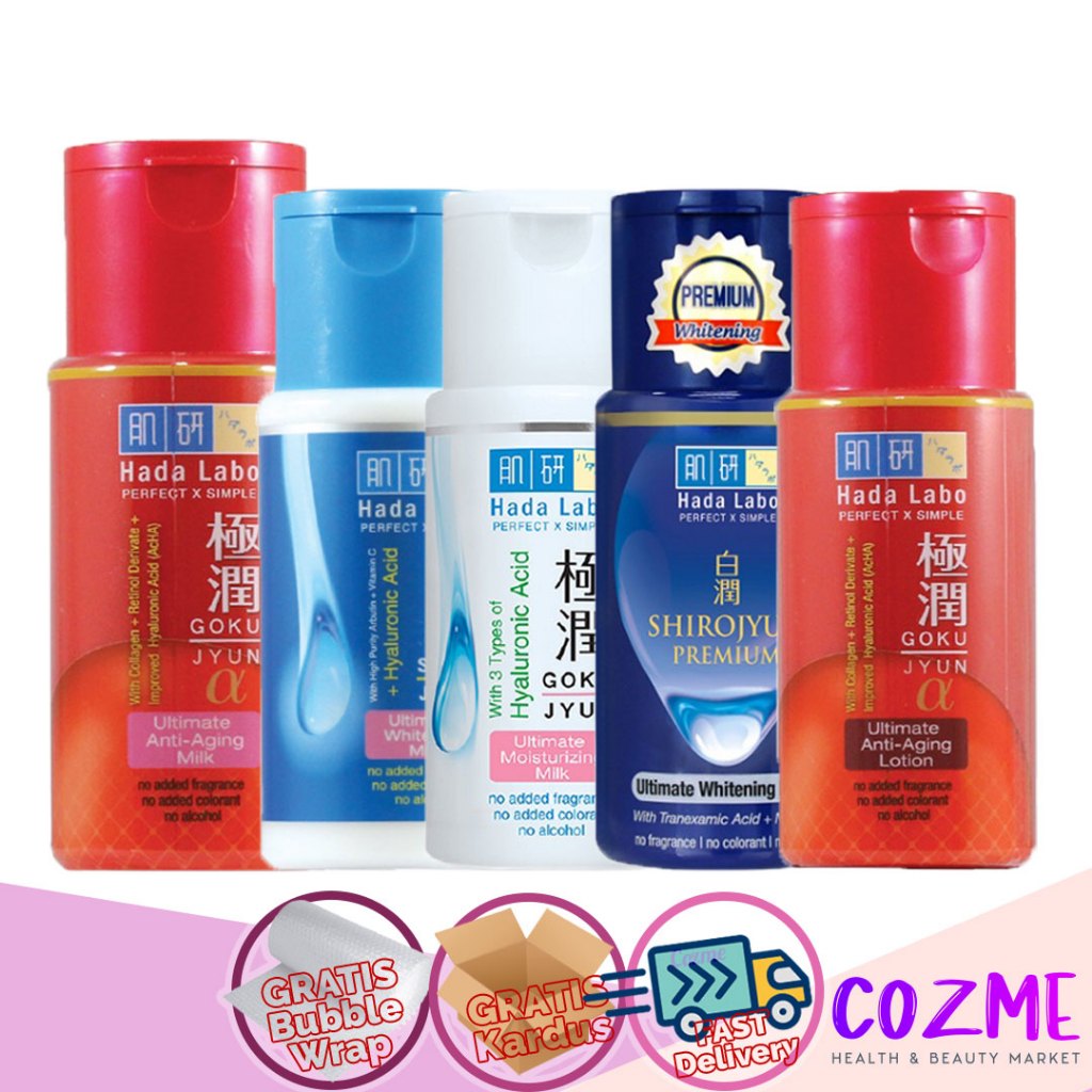 HADALABO Gokujyun Shirojyun Lotion Milk Series 100mL