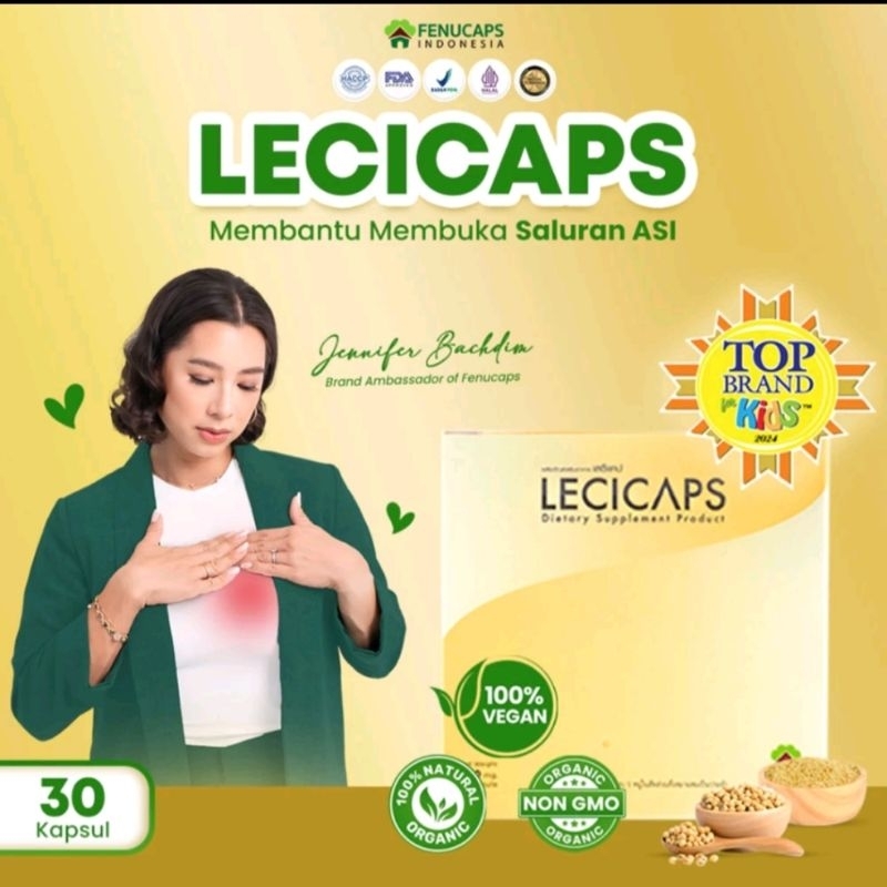 LECICAPS UNTUK SUMBATAN ASI BOOSTER ASI PELENGKAP FENUCAPS