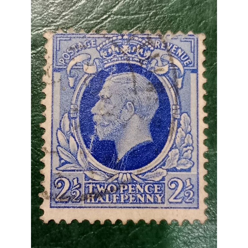 

Prangko British 2½ Pence King George V Tahun 1934-1936 USED