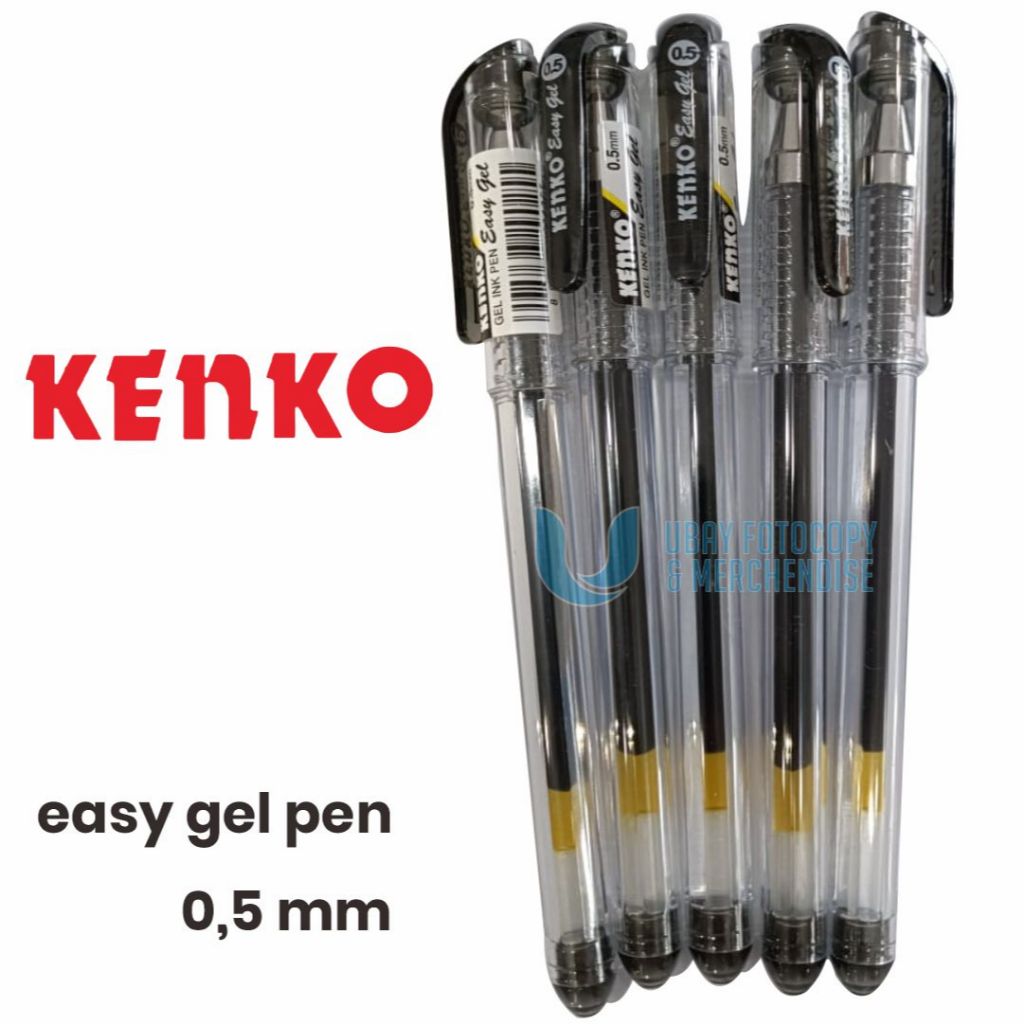 

Pulpen Kenko Easy Gel 0,5 mm / Pulpen ujung lancip /