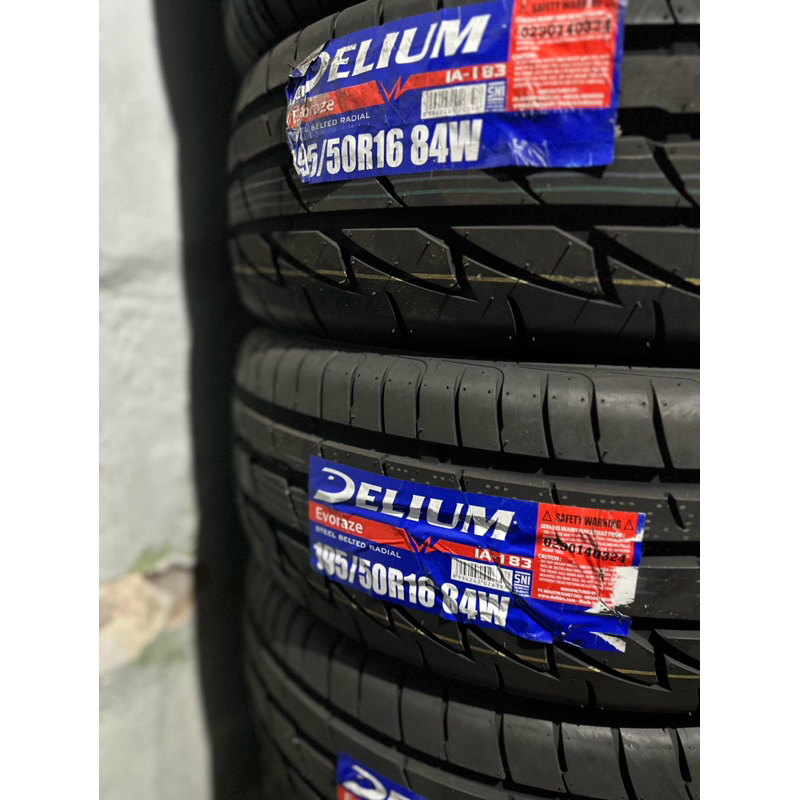 ban semi slick 195 50 r16 merk delium kondisi baru