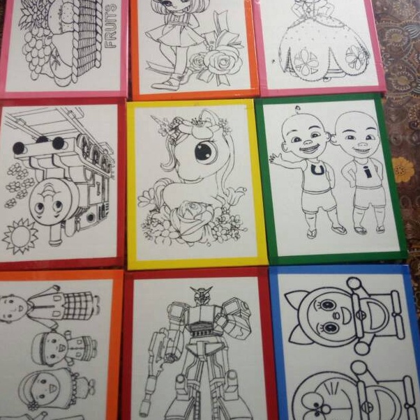 

KODE H54L paket 5 styrofom lukis list lakban