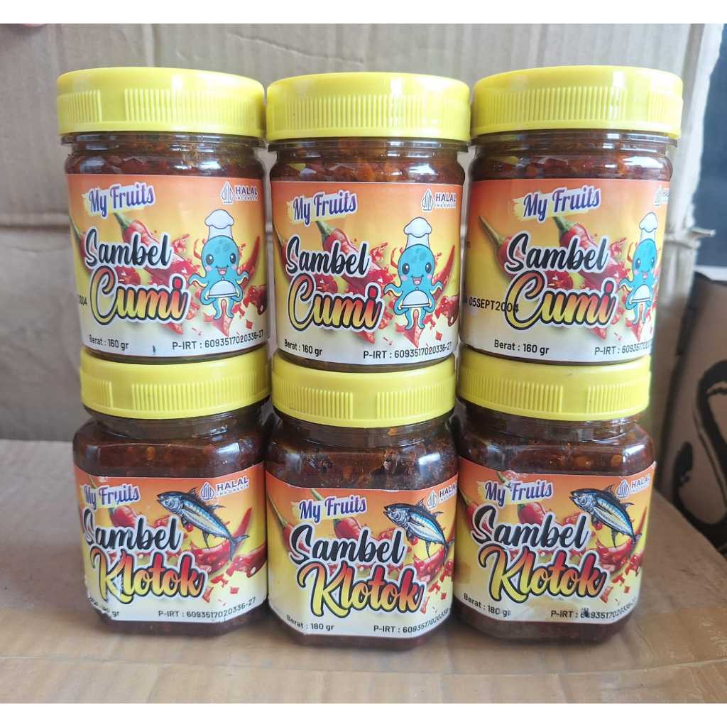 

SAMBEL CUMI DAN SAMBEL KLOTOK 120ML