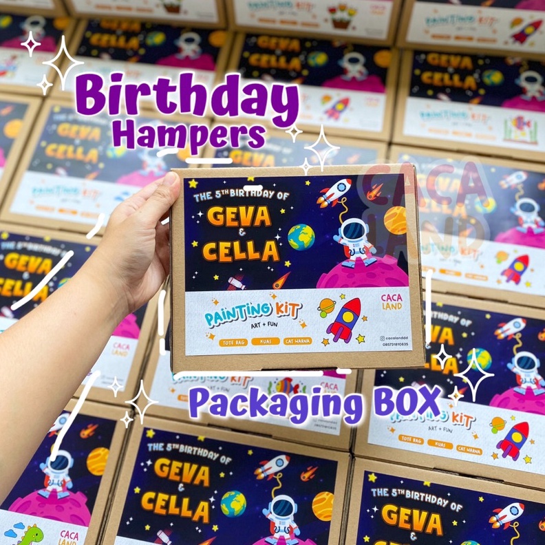 

KODE D86G Birthday Hampers Souvenir Kado Ulang Tahun PACKING BOX