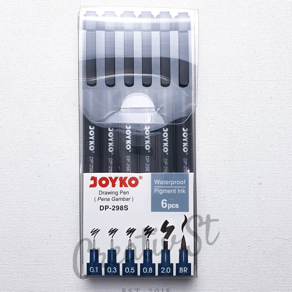 

Joyko Drawing Pen Set 6 DP298S Set 9 DP298S59C Pena Gambar Bolpen