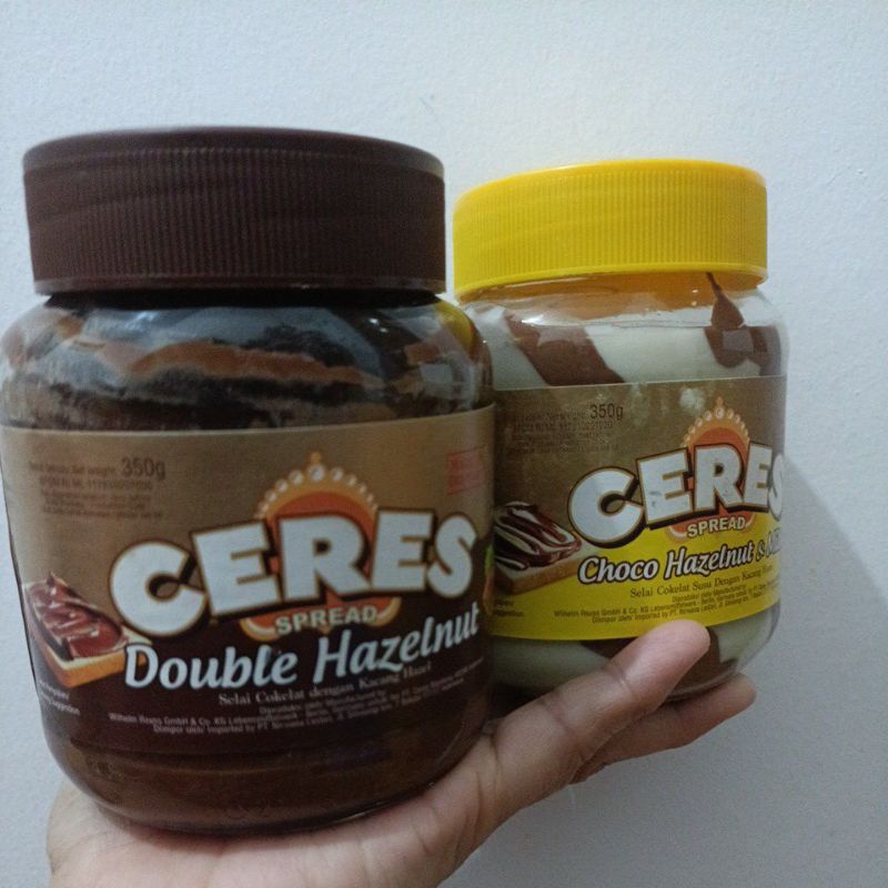 

Ceres Spread Choco Hazelnut & Milk/Double Hazelnut 350g/Selai Ceres Hazelnut 350gram