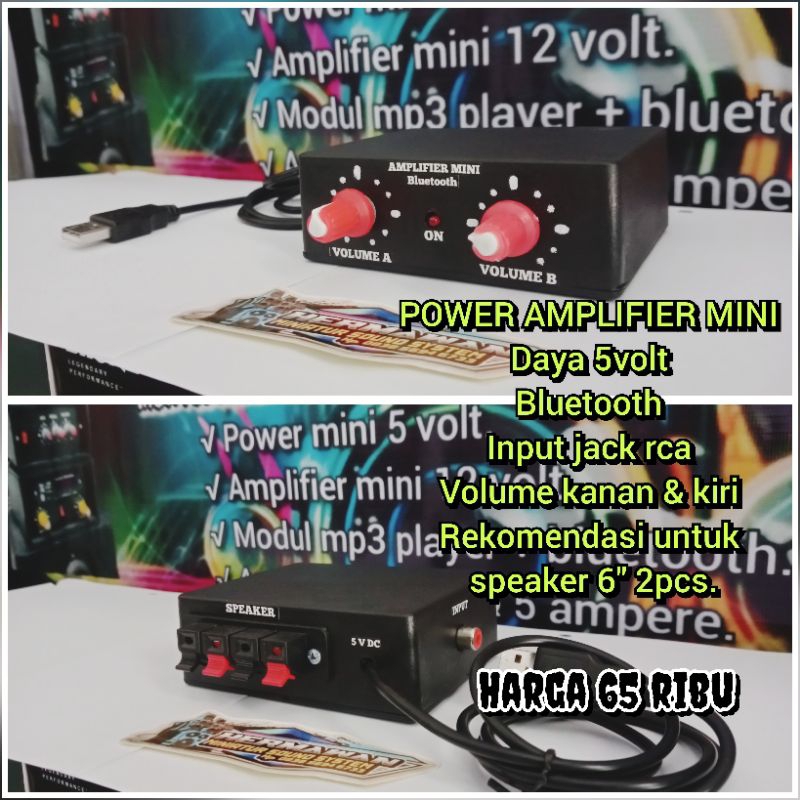 Power mini 5volt stereo bluetooth