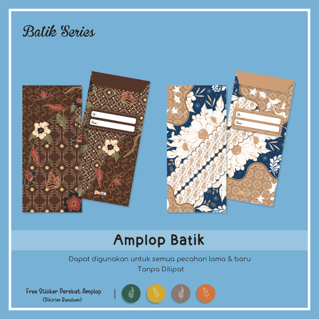 

AMPLOP BATIK FREE PEREKAT AMPLOP