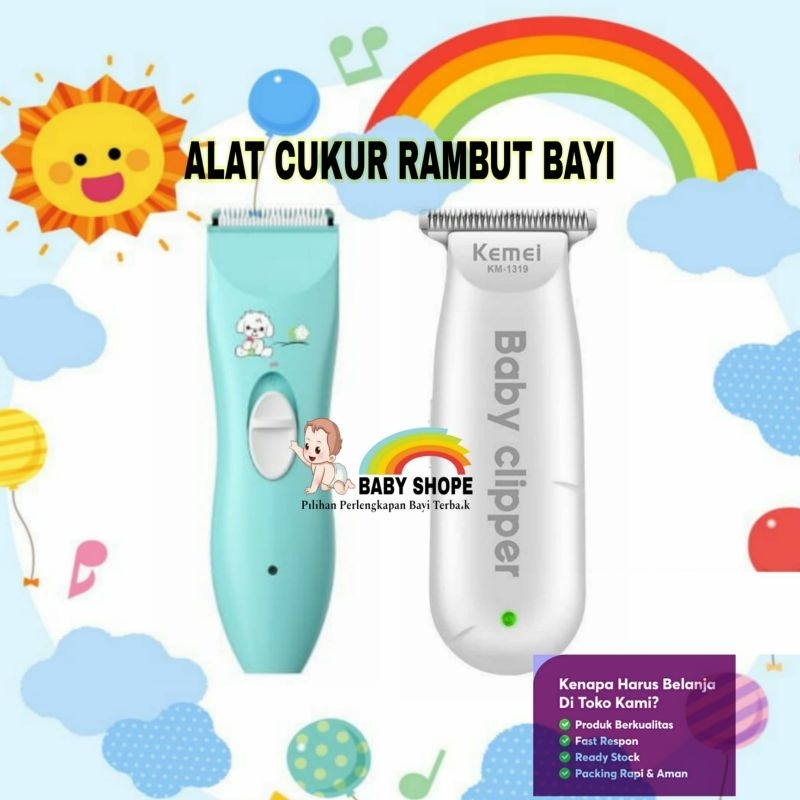 Mesin Cukur Rambut Bayi - Baby Hair Trimmer Hair Clipper - Alat Cukur Rambut Bayi