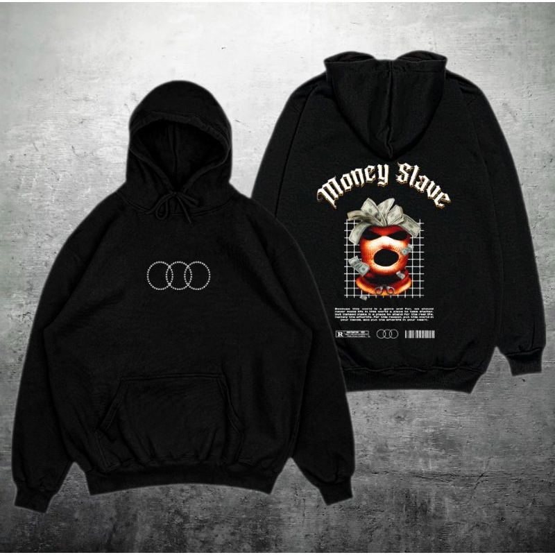 Jaket Hoodie Sweater Suiter Jumper Himside MONEY SLAVE Premium  M-XL