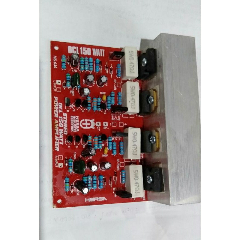 DRIVER POWER STEREO OCL 150W POWER AMPLIFIER