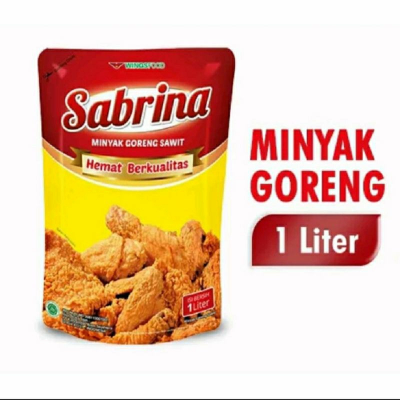 

MINYAK GORENG SABRINA 1 LITER / MINYAK GORENG / SABRINA