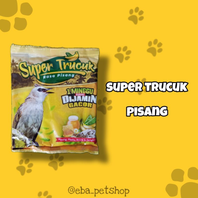 Sempati super trucuk - voer burung rasa pisang pur burung trucuk