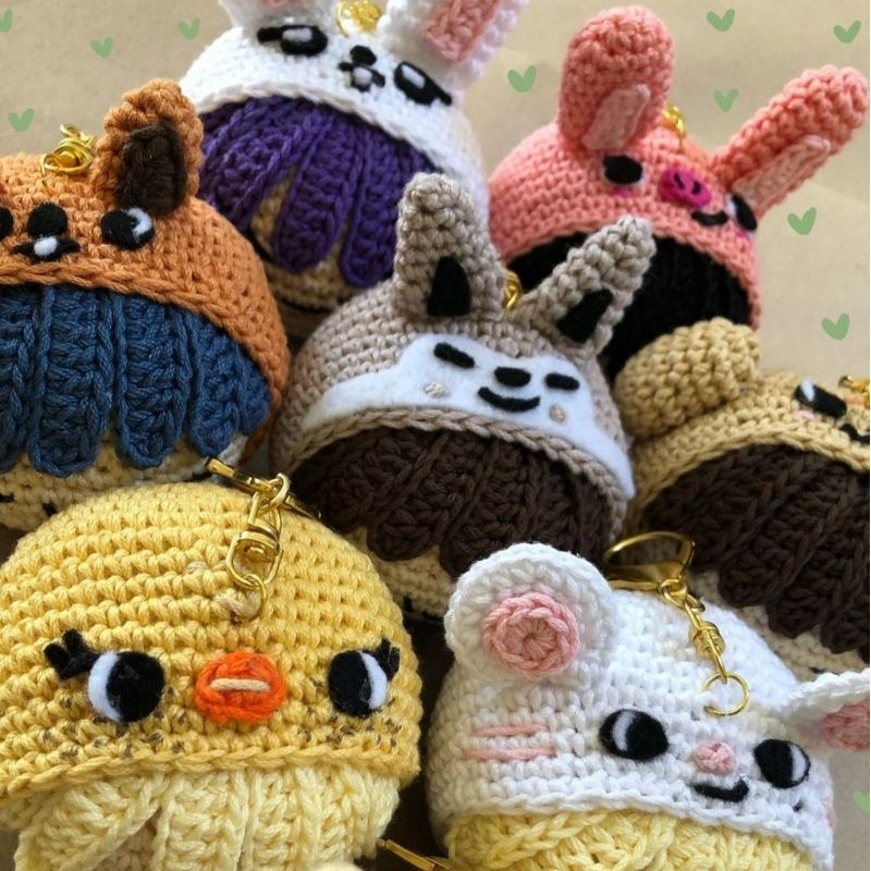 amigurumi | Skzoo Stray Kids | crochet rajut | gantungan kunci/tas | boneka