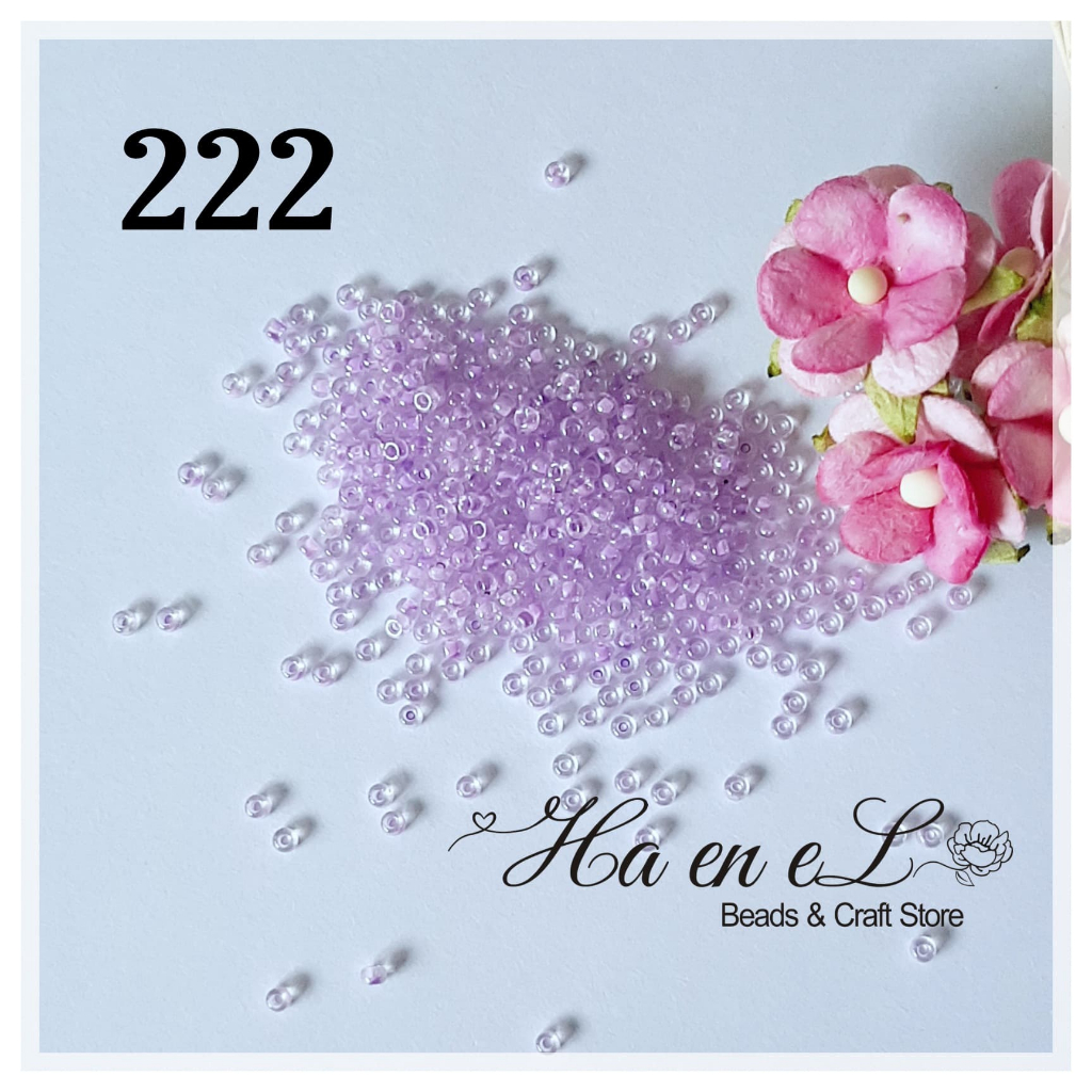Payet Miyuki pasir seedbead (RR) ukuran 12/O(sp) & 11/O kode 222 (10gr) ungu