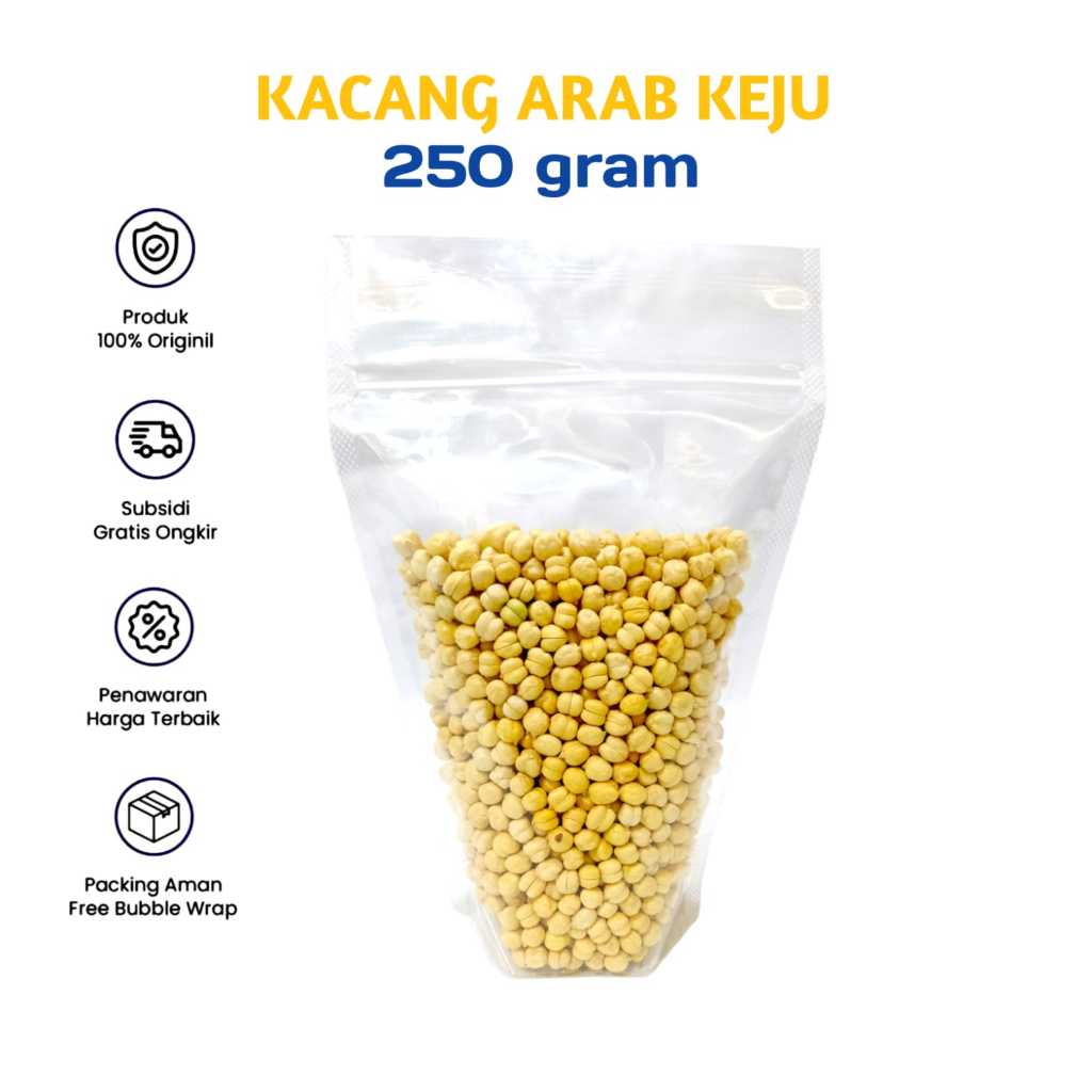 

Kacang Arab Panggang Premium 250gram Chickpeas Roasted