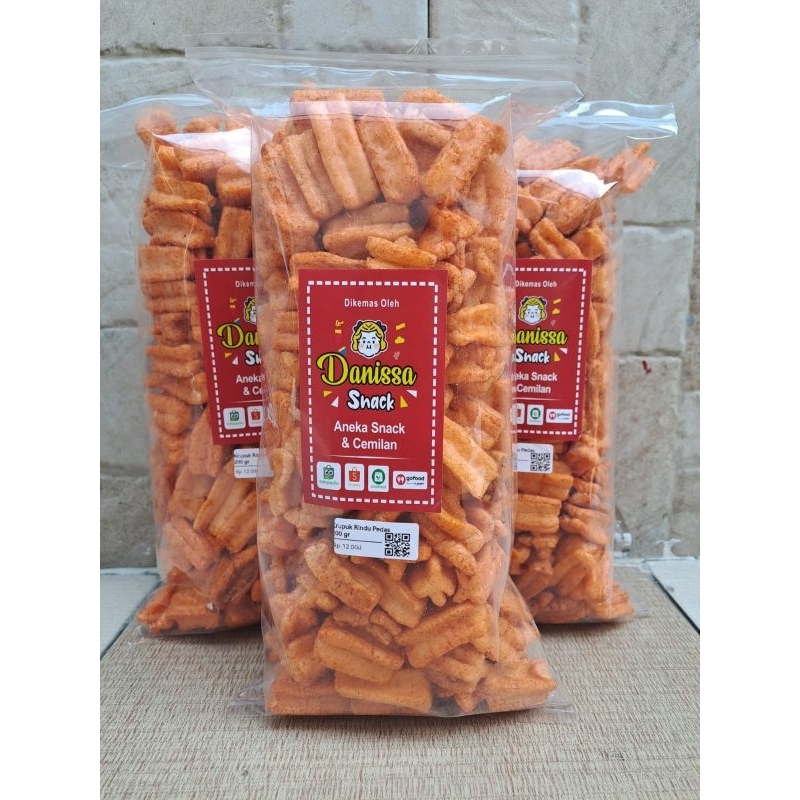 

Krupuk Rindu Pedas 200 gr