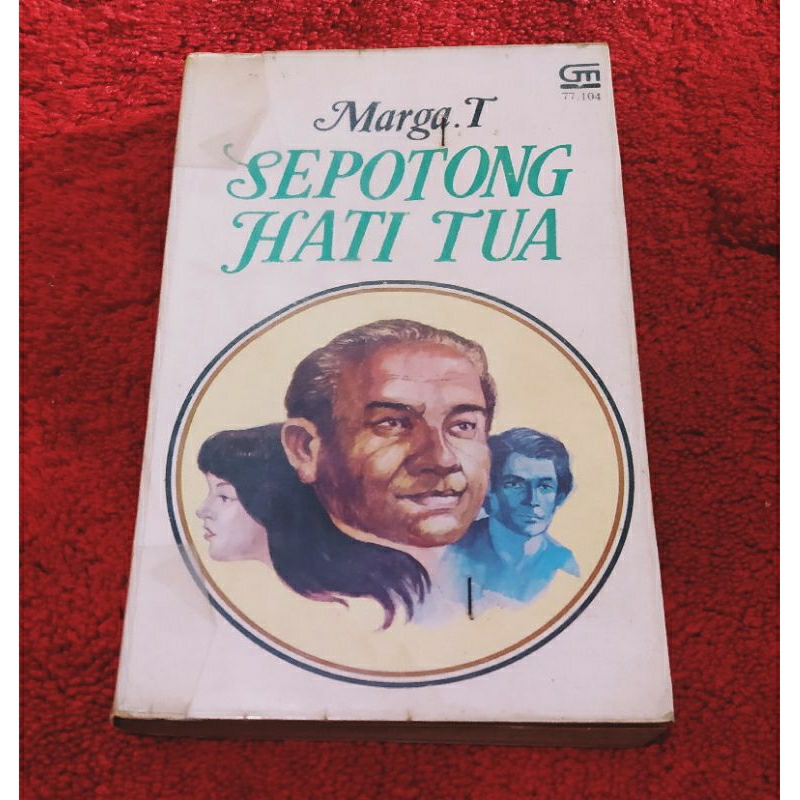 Novel preloved Marga T "Sepotong Hati Tua" th 1977 ORI second koleksi pribadi