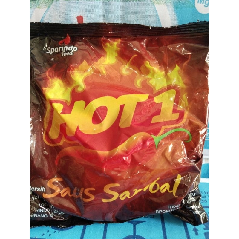 

saus hot1 sachet 9g merk sparindo