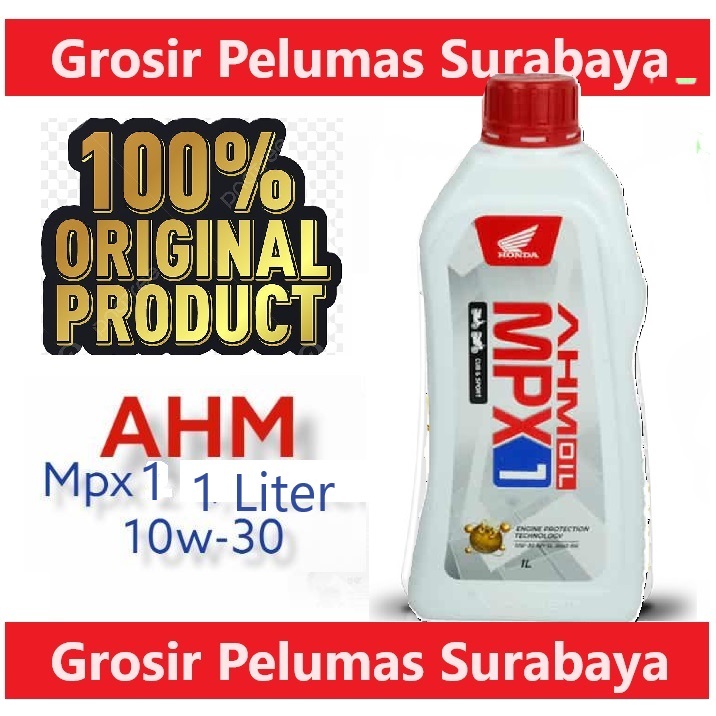 ORIGINAL Oli Motor 4T ASLI Genuine HONDA AHM mpx 1 mpx1 1 liter 1liter Oli motor Sport Motor besar h