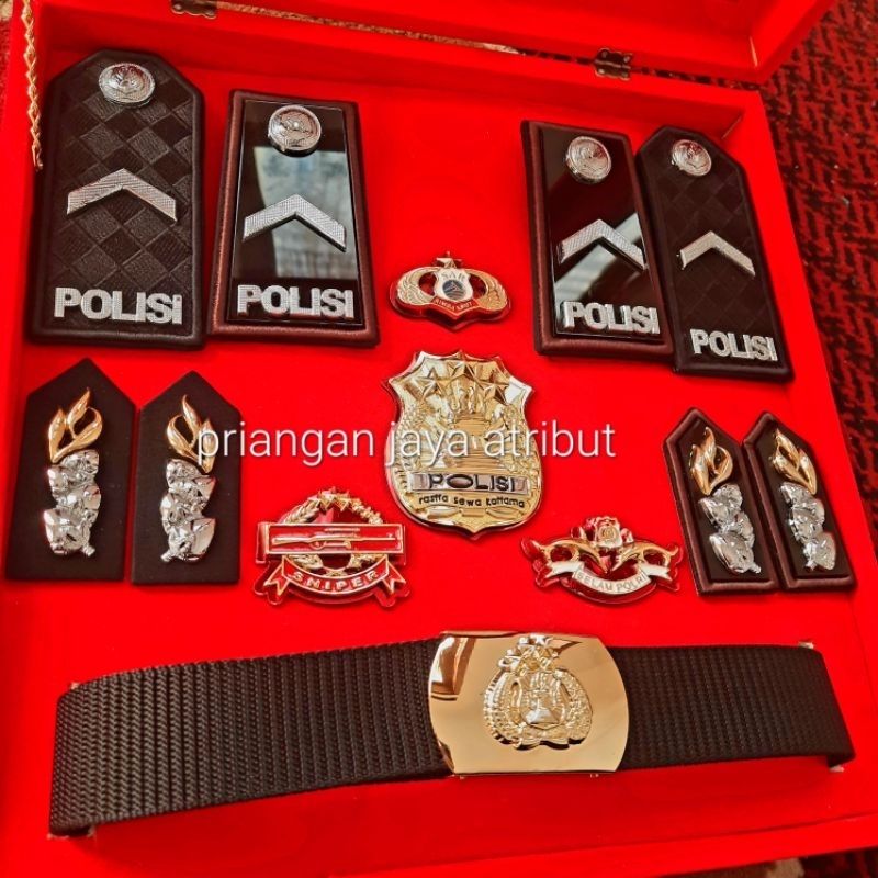 Pangkat polisi pdh / pangkat box polri Premium kualitas terjamin