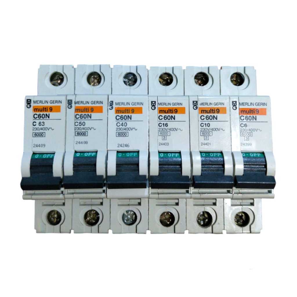 MCB Merlin Gerin C60N 1Phase ORI