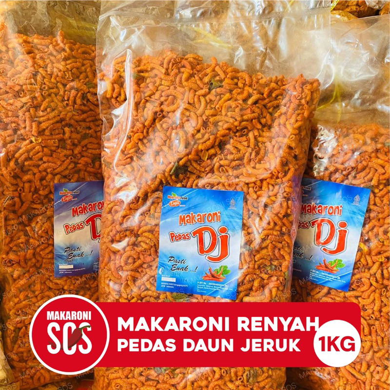 

Makaroni Pipa Pedas DJ 1KG Makaroni Sepat Doyan Pedas Daun Jeruk 1 KG