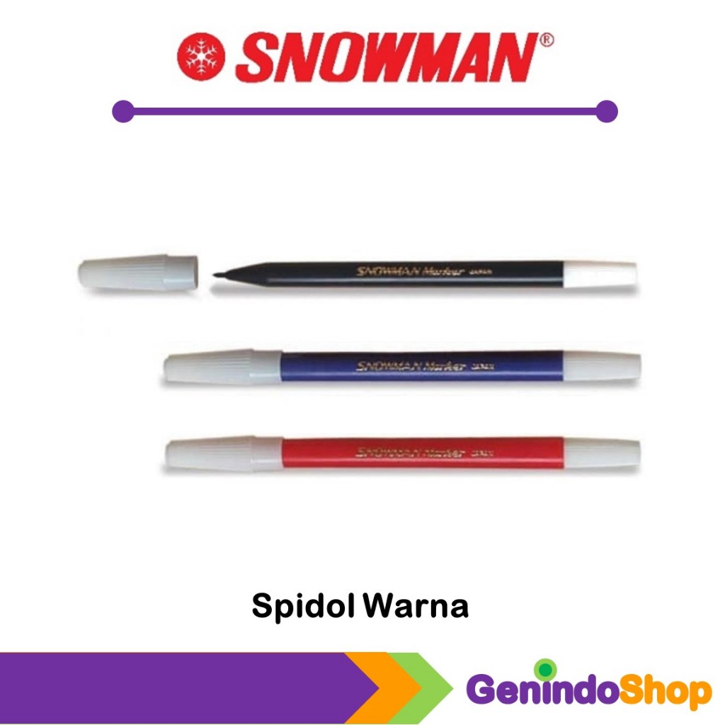

Spidol Kecil Snowman Marker Pen PW1A