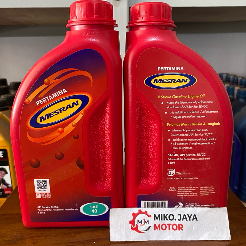 OLI MESRAN 1 LITER SAE 40 ORIGINAL