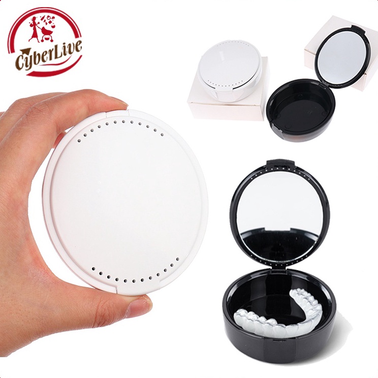 Best Produk Kotak Gigi Tempat Retainer Gigi Kawat Denture False Teeth Box Dental Orthodontic Retaine